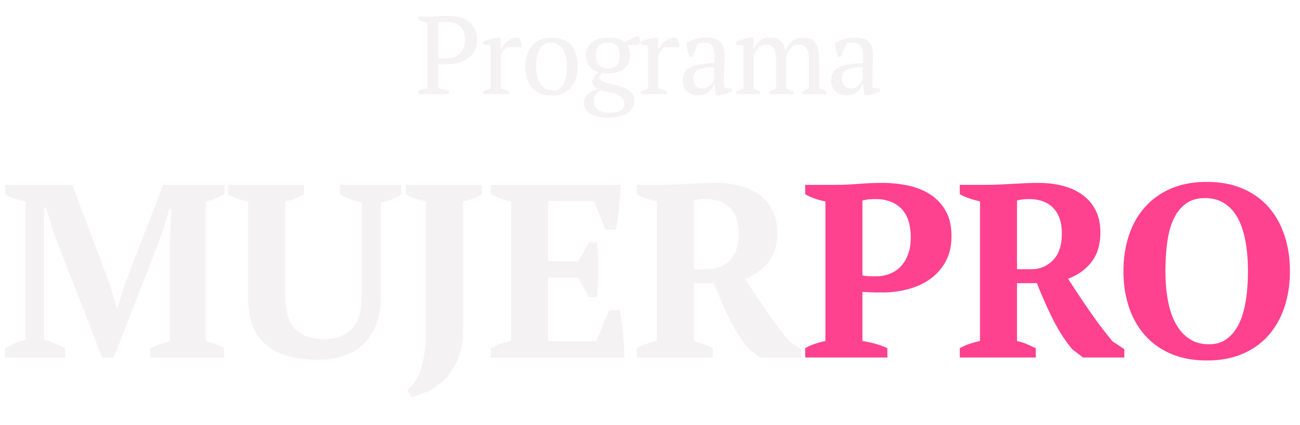 Programa Mujer PRO